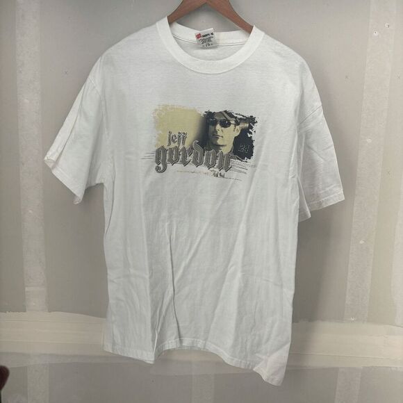 Nascar Chase Authentics 2005 Jeff Gordon Gothic Print T-Shirt Size L Y2K Racing - Picture 4 of 6
